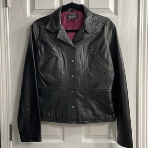 ⭐️ Wilsons Leather Black Leather Ladies Jacket